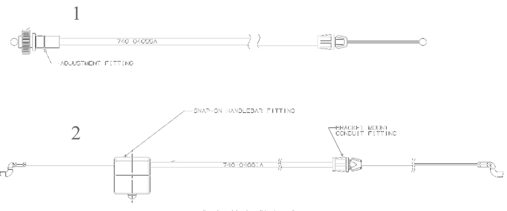 Cables Diagram and Parts List for 12AVU2V3752 2022 Yard Machines Lawn Mower